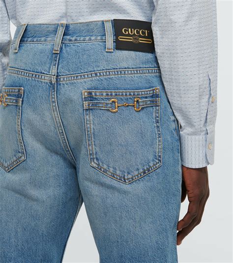 gucci straight leg jeans for men